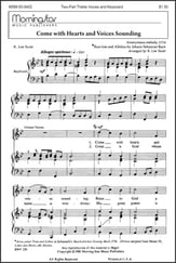 Come with Hearts and Voices Sounding SA choral sheet music cover